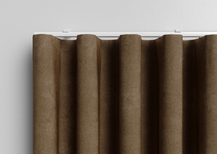 Faux Suede, Dark Chocolate - Made to Measure Curtains - Image 13